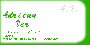 adrienn ver business card